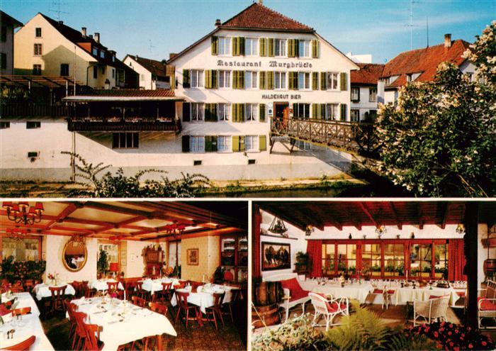 Frauenfeld TG Speiserestaurant Murgbruecke Gastraeume