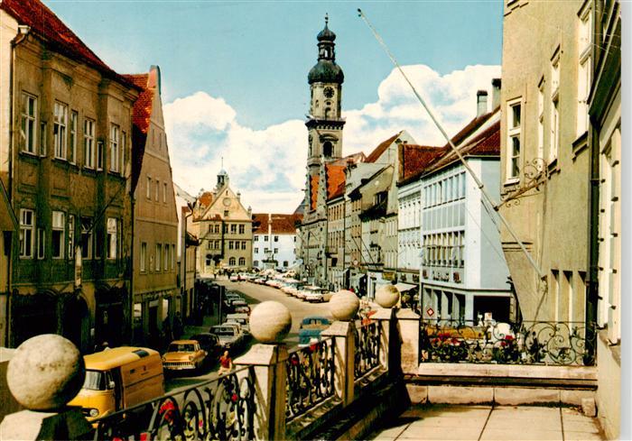 Freising Oberbayern Untere Hauptstrasse Innenstadt Kirche