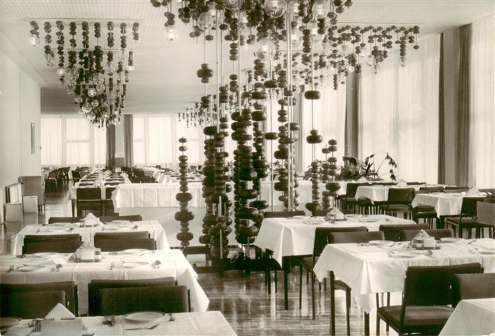 Oberwiesenthal Erzgebirge FDGB Erholungsheim am Fichtelberg Speisesaal