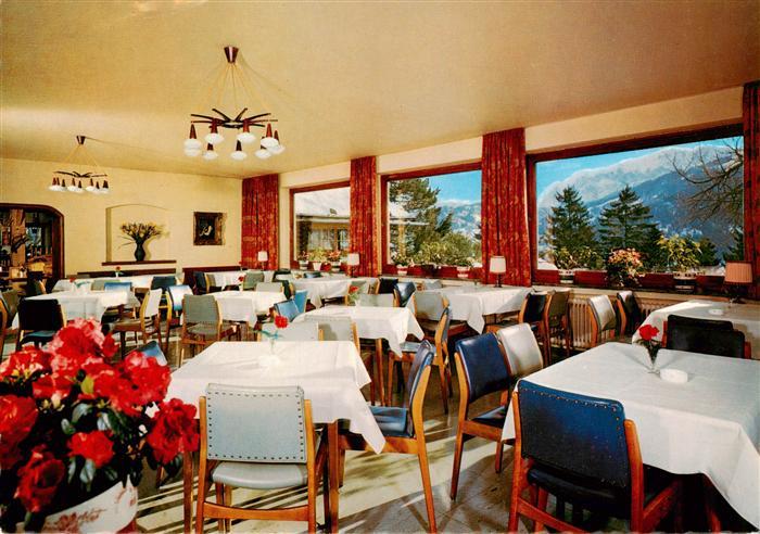 GARMISCH-PARTENKIRCHEN Bayern Hotel Almhuette Restaurant Huber Karte Nr 10.311