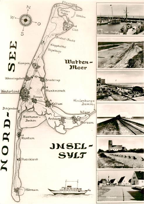 Insel Sylt List Kampen Westerland Hindenburgdamm Keitum Hoernum