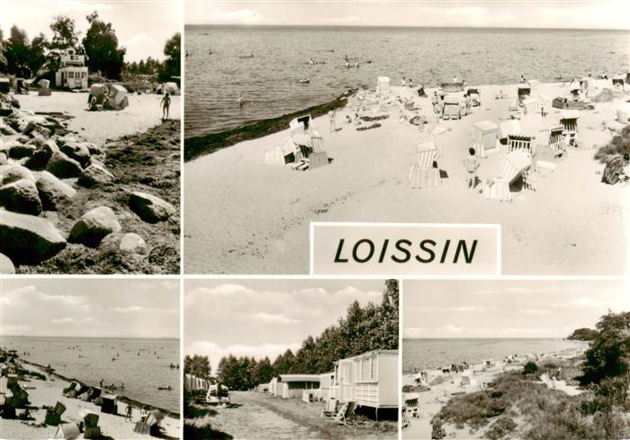 Loissin Pommern Strandpartien Bungalows