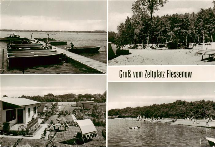 Flessenow Rubow Dobin Schweriner See Bootssteg Bungalow Strandpartien