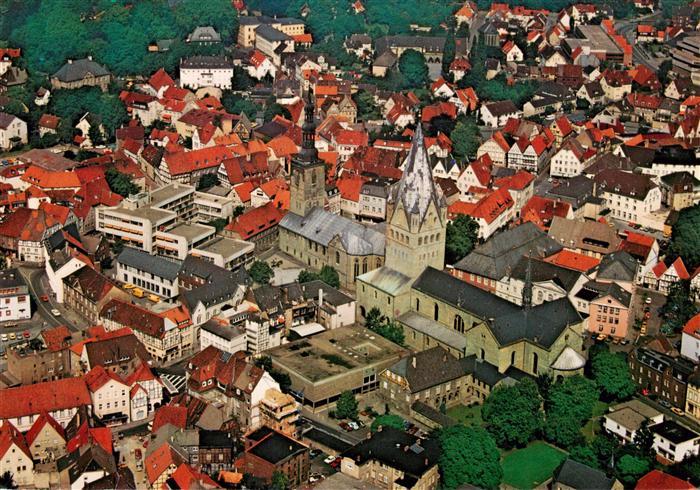 Soest DE NRW Fliegeraufnahme mit St Patrokli Dom