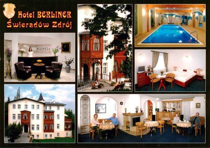 Swieradow Zdroj Bad Flinsberg PL Hotel Berliner Rezeption Erker Gastraeume Zimme