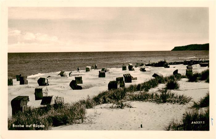 Baabe Ostseebad Ruegen Strandpartie