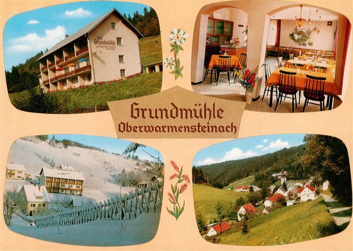 Oberwarmensteinach Gasthof Grundmuehle Gastraum Panorama