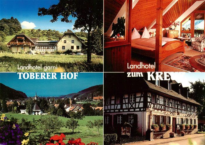 Glottertal Schwarzwald Landhotel garni Toberer Hof Landhotel Zum Kreuz Gaestezim