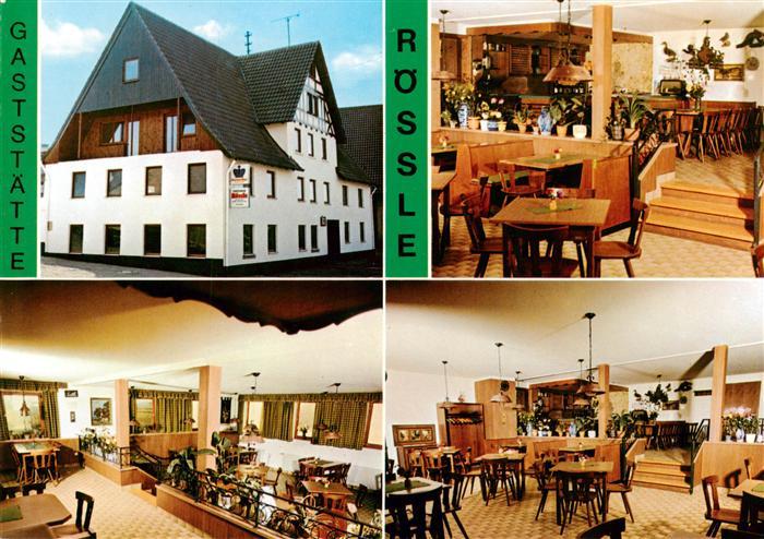 Eckenweiler Gaststaette Roessle Gastraeume Bar