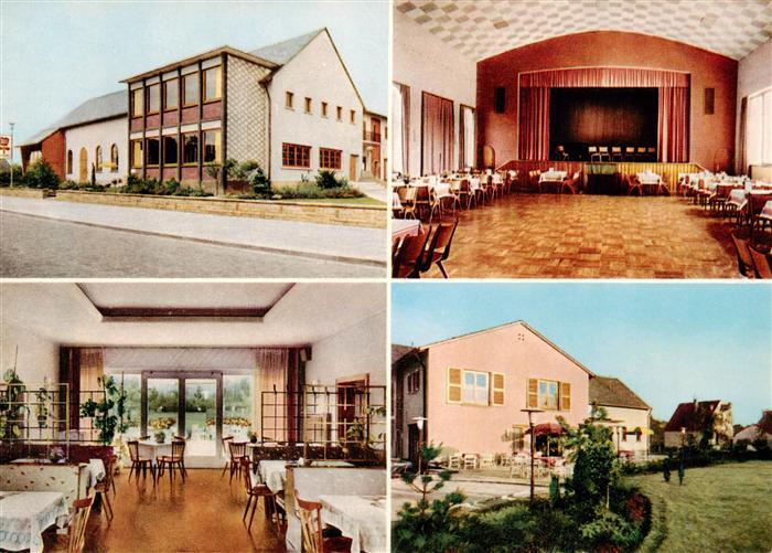 Obrigheim Baden Hotel Restaurant Rosengarten Gastraum Veranstaltungssaal Park