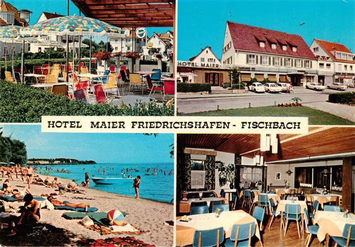 Fischbach Friedrichshafen Hotel Maier Terrasse Strand Gastraum