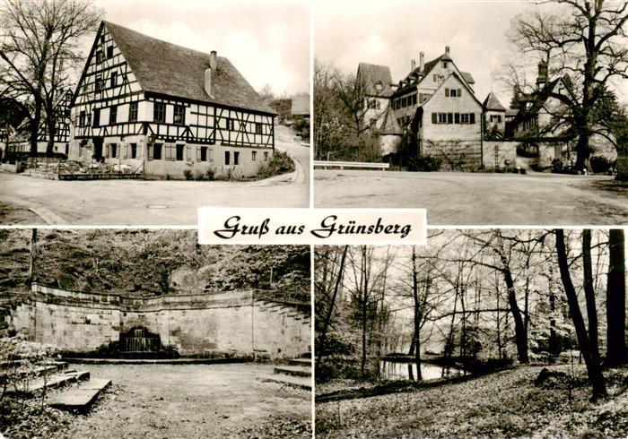 Gruensberg Altdorf Nuernberg Ausflugsziel Gasthaus Rotes Ross Gastraum Gedenksta