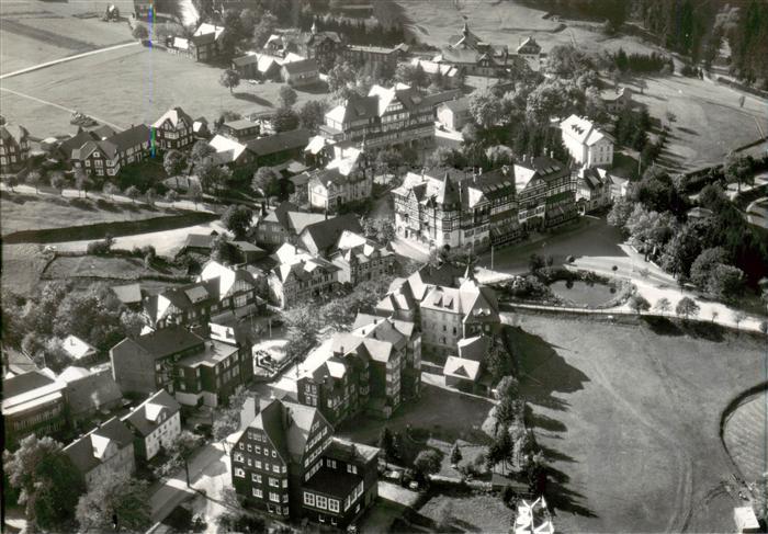 Oberhof Thueringen Fliegeraufnahme