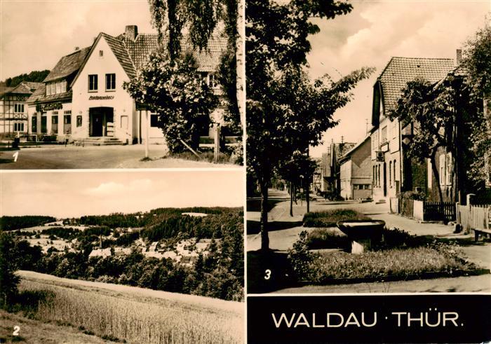 Waldau Thueringen Konsum Landwarenhaus uebersicht Hauptstrasse