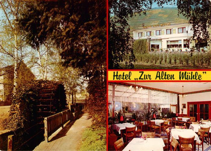 Ahrweiler Ahr Hotel Restaurant Zur Alten Muehle Gastraum Park
