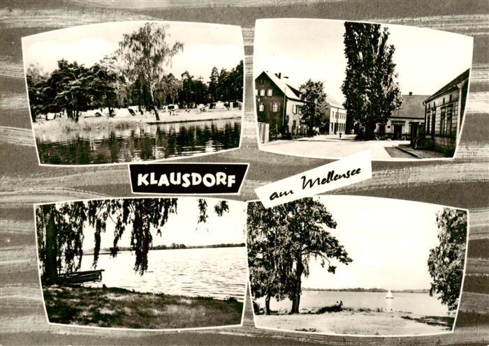 Klausdorf Mellensee Seepartien Strand Ortsansicht