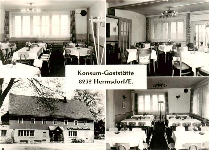 Hermsdorf Erzgebirge Konsum Gaststaette Gastraeume