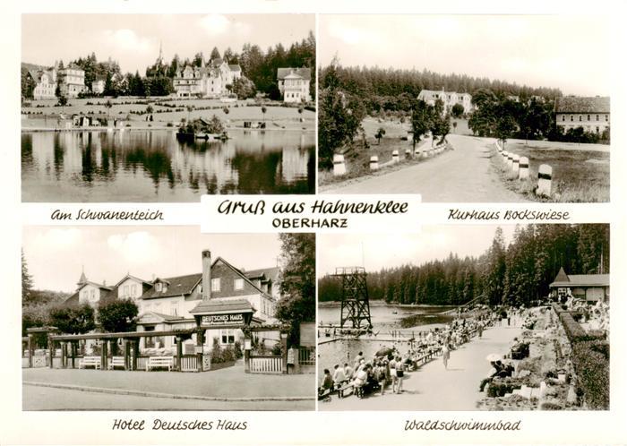 Hahnenklee-Bockswiese Harz Am Schwanenteich Kurhaus Bockswiese Hotel Deutsches H