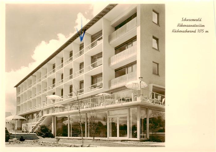 Hoechenschwand Schwarzwald BW Schwarzwald Hoehensanatorium