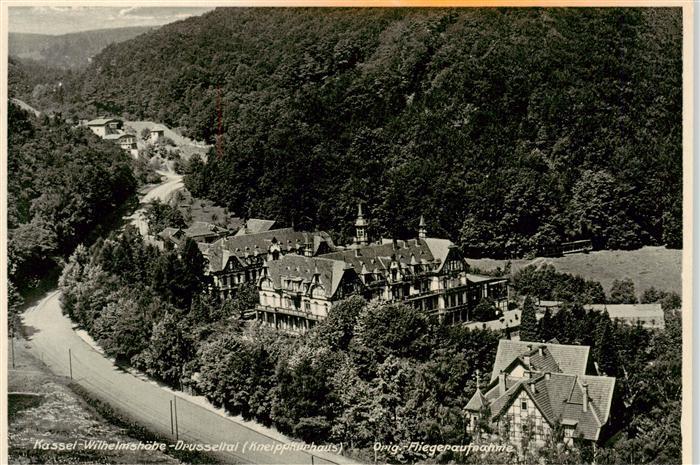 Wilhelmshoehe Kassel Drusseltal Fliegeraufnahme