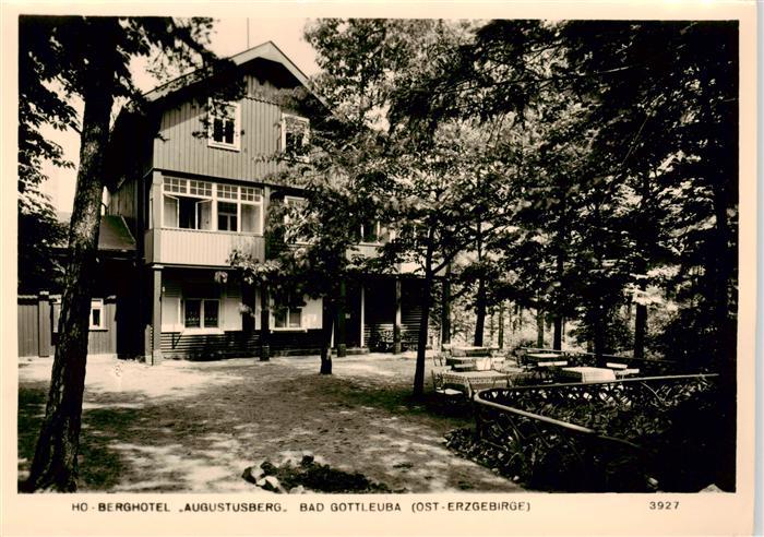 Bad Gottleuba-Berggiesshuebel HO Berghotel Augustusberg