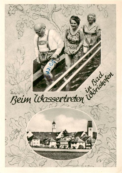 Bad Woerishofen Beim Wassertreten Ortsansicht