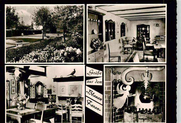 Wiesmoor Gaststaette Blauer Fasan Gastraeume