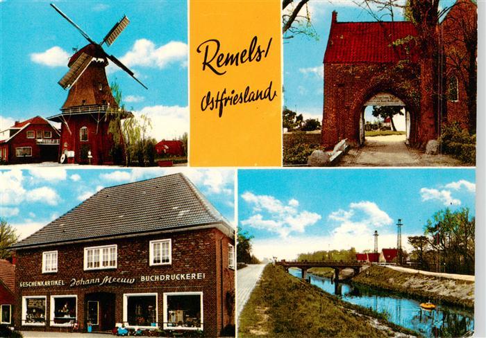 Remels Buchdruckerei Meeuw Muehle Stadttor Kanal