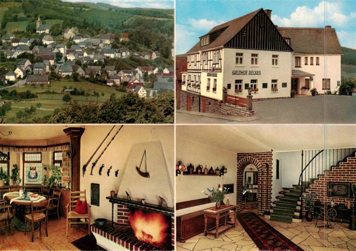 Grevenstein Panorama Gasthof Becker Kaminzimmer Treppenaufgang