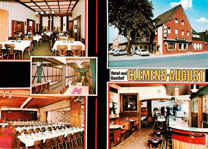 Davensberg Ascheberg Hotel Gasthof Clemens August Gastraeume Kegelbahn Saal mit
