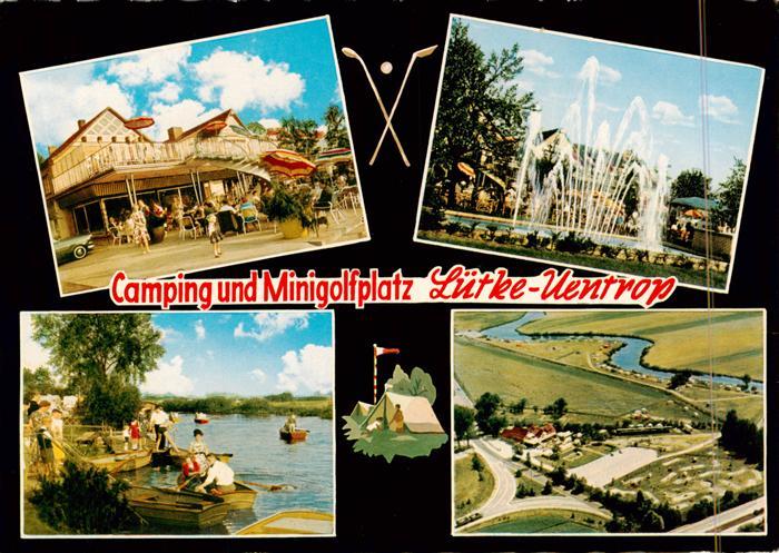 Uentrop Luetke Camping und Minigolfplatz Fliegeraufnahme