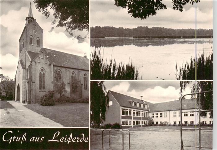 Leiferde Gifhorn Kirche Seepartie Schule