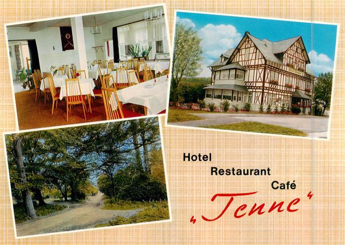 Tenne Steinfischbach Hotel Restaurant Cafe Tenne Gaststube Waldpartie