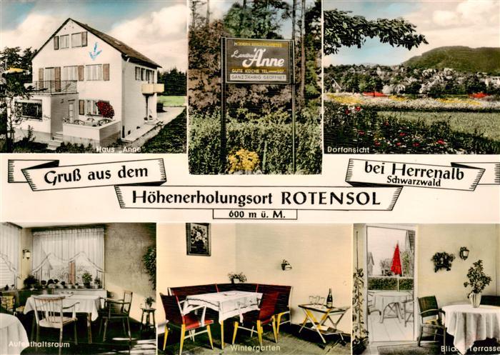 Herrenalb Bad Herrenalb Landhaus Anne Dorfansicht Aufenthaltsraum Wintergarten T
