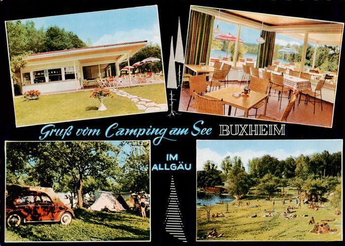 Buxheim Iller Memmingen Schwaben Bayern Camping am See Restaurant Liegewiese