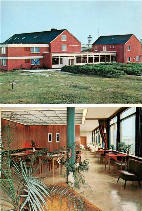 Langeoog Nordseebad Hotel Pension Strandeck Gastraum