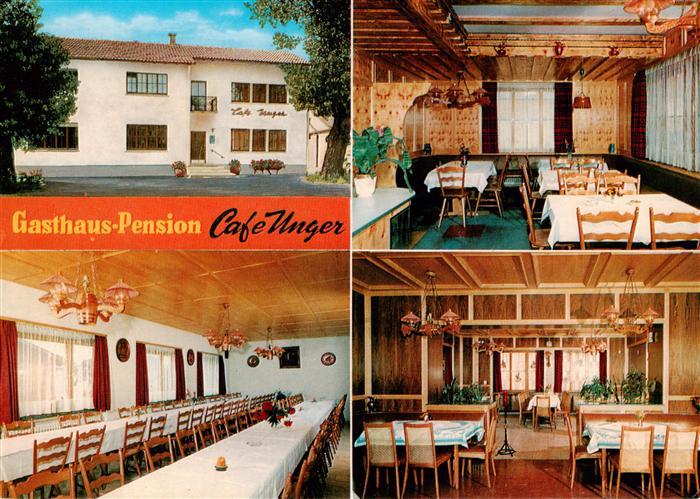 Schwenningen Baden Gasthaus Pension Cafe Unger Gastraeume