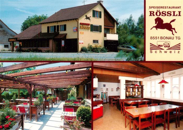 Bonau Speiserestaurant Roessli Gastraum Wintergarten