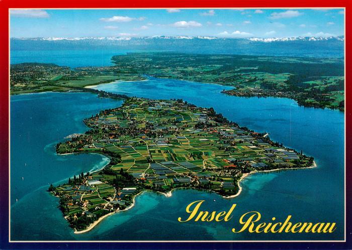 Insel Reichenau Bodensee Fliegeraufnahme