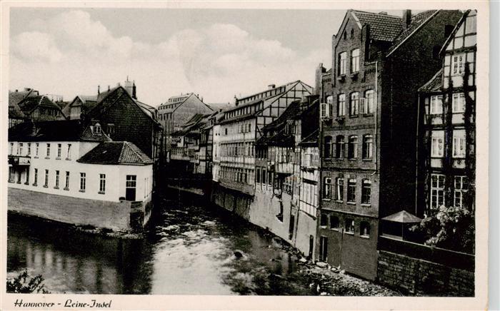 HANNOVER  CITY Leine Insel
