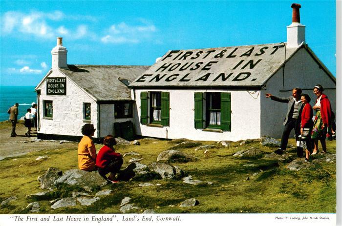 Cornwall  UK The First and Last House in England Land’s End