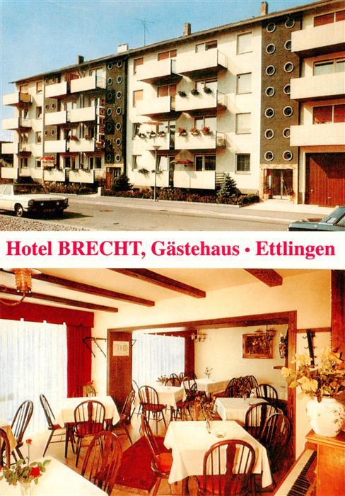 Ettlingen Hotel Brecht Gaestehaus Gastraum