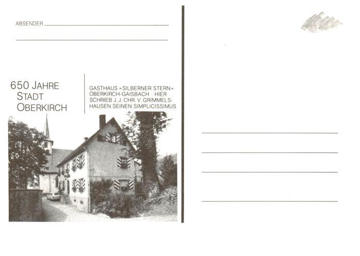 Oberkirch Baden Gasthaus Silberner Stern in Gaisbach