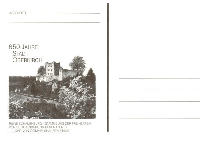 Oberkirch Baden Ruine Schauenburg