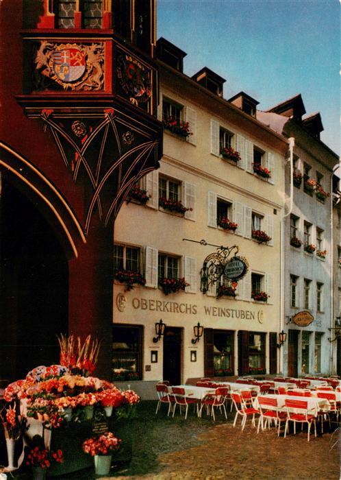 Freiburg Breisgau Oberkirchs Weinstuben am Muensterplatz