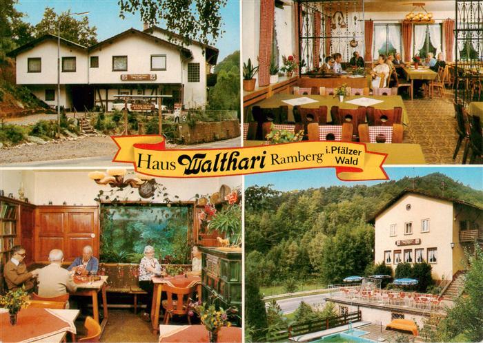 Ramberg  Pfalz Haus Walthari Gastraeume Terrasse