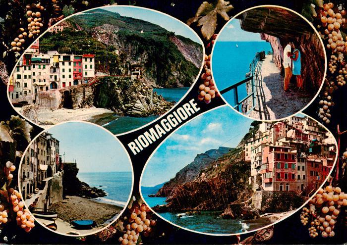Riomaggiore Liguria IT Orts und Teilansichten