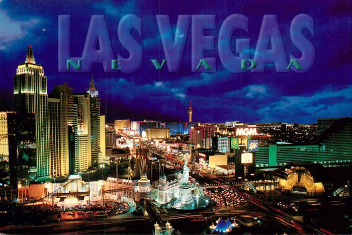 Las Vegas Nevada Panorama bei Nacht