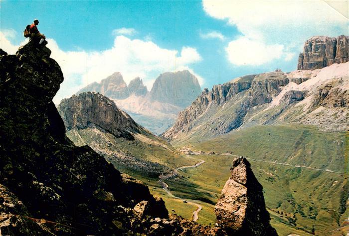 Passo Pordoi IT Strada delle Dolomiti Il Sassolungo