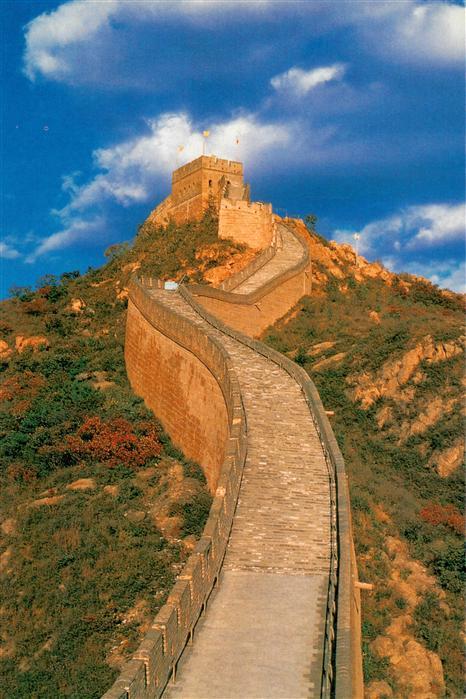 Badaling Cliffs Great Wall Air view